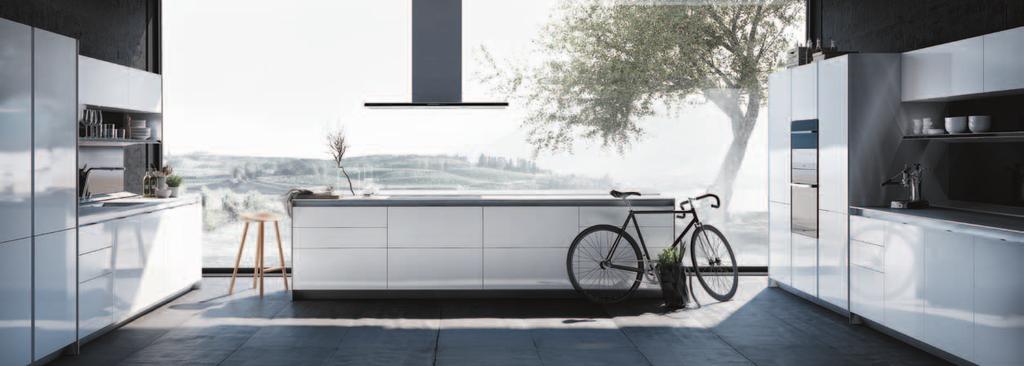 hoge kwaliteitsniveau van Roosdom Tijhuis ziet u ook aan de keuken: alle woningen worden standaard uitgevoerd met een SieMatic designkeuken.
