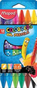 Kleuren Oliepastel Color Peps Heldere kleuren en een zeer goede dekking In
