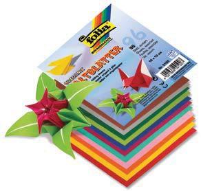 Hobbypapier Vouwblaadjes Papier van 70 g/m² 10 geassorteerde kleuren 8965 ft 15 x 15 cm, pak van 500 blaadjes 1.