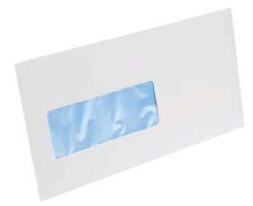 .. Enveloppen ft 110 x 220 mm (DL) Wit houtvrij papier van 80 g/m² Grijze