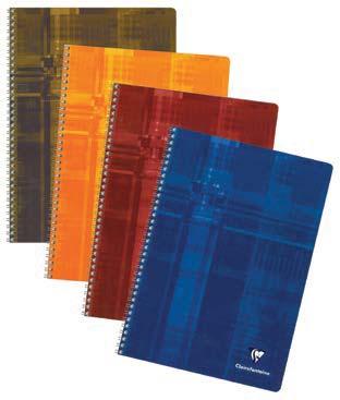 .. Spiraalblok Ft 21 x 29,7 cm (A4) Papier van 80 g/m² 160 bladzijden (80 vel) Blauwe liniëring, met rode kantlijn