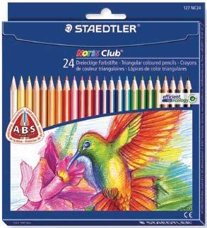 .. Kleurpotlood Noris Club Ergonomische vorm voor minder vermoeiend tekenen en kleuren Potloodstift: 3 mm