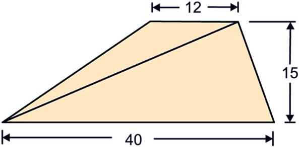 a De zijde evenwijdig met die van 0 is De diagonalen in het linker en rechter zijvlak van de balk zijn 9 5 De andere zijden van het