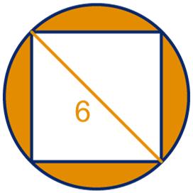 De oppervlakte van het gekleurde deel is: 6 :98 0, 8 Zie plaatje: driehoeken met gelijke tekens hebben gelijke oppervlakte 9 De vier