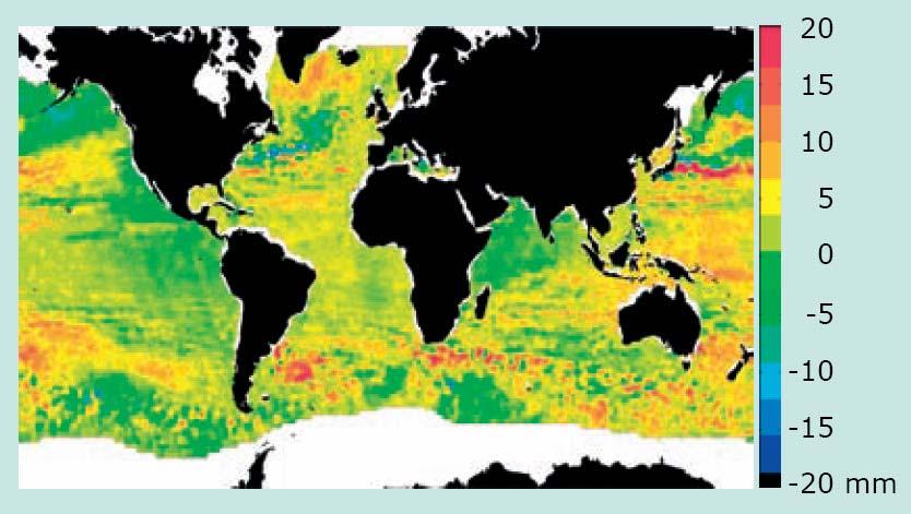 Zeespiegel wereldwijd 20 e eeuw: 1-2 mm/jaar