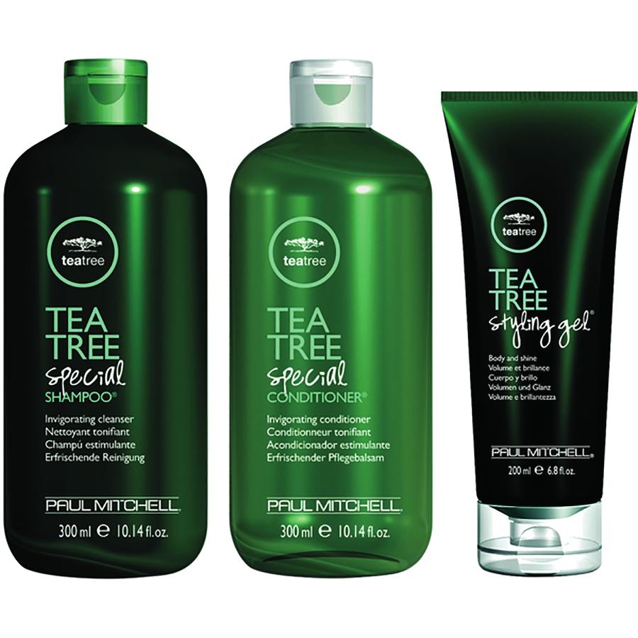 Tea Tree Special Stimuleer je haar en creëer sensationele, geurige kapsels met de natuurlijke magie van tea tree-olie, pepermunt en lavendel-extracten.