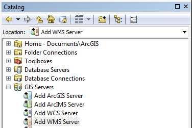 toevoegen aan de GIS Servers van de Catalog Windows. Open ArcMap 10.