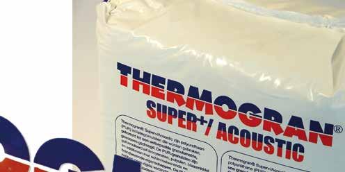 THERMISCHE ISOLATIE THERMOGRAN SUPER+ ACOUSTIC Plaatsing mogelijk bij alle weersomstandigheden, ook bij vorst.