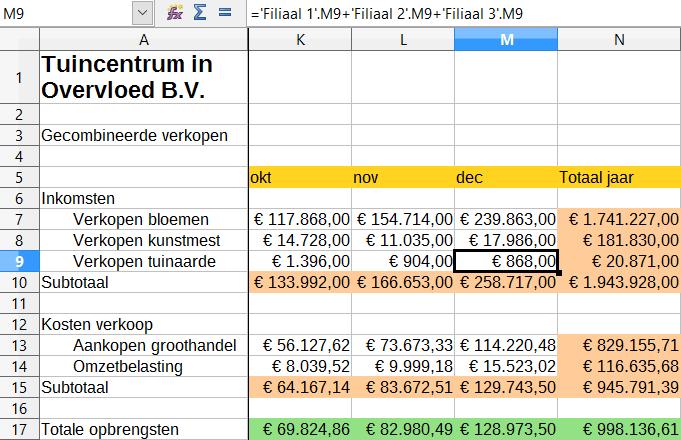 Selectie van het dialoogvenster en klik op OK. U zult het volgende bericht zien: Afbeelding 13: Bladen koppelen: een formule in een celbereik plakken 6) Klik op Ja.