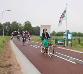 Categorie B Kloosterdijk van Sibculo naar Mariënberg Buiten de bebouwde kom Categorie C Fietsweg Steenenkamerseweg Putten Buiten de bebouwde kom Een plattelandsweg van 5,70 meter, met fietsstroken