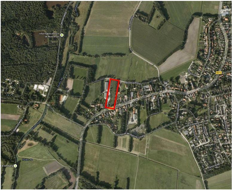 1.4 PLANGEBIED Het plangebied ligt tussen Westerkamp nummer 17 en 23 te Sellingen in de gemeente Vlagtwedde, provincie Groningen, (fig. 1).