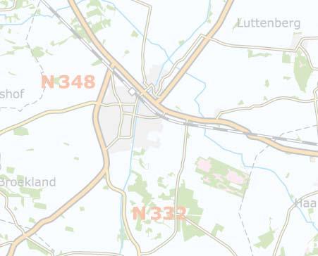 Variant N 35 zuid De variant N 35 zuid leidt de N 35 zuidelijk langs Raalte en sluit weer aan op de huidige N 35 ten oosten van Raalte.