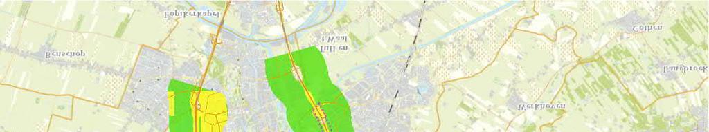 6 Concentratie PM,5 - contouren Kaartenbijlage MER / Ring Utrecht, tweede fase Datum: 0-0-06 Schaal: :00:000 Get: BJ - Gec: SJ -.5. Noord. /. Zuid.