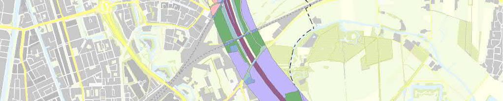 Waterlinieweg Koningsweg Bak spoorlijn Utrecht - Arnhem Koningsweg Kromme Rijn Folie N