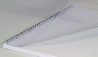 Hardfolie dekbladen / Schutbladen Glans A4 en A3 Transparant, glanzende dekbladen geschikt voor alle pons- en bindsystemen. A4-formaat PVC Dikte Verpakt per Artikel nummer 0.18 mm 100 stuks 14.