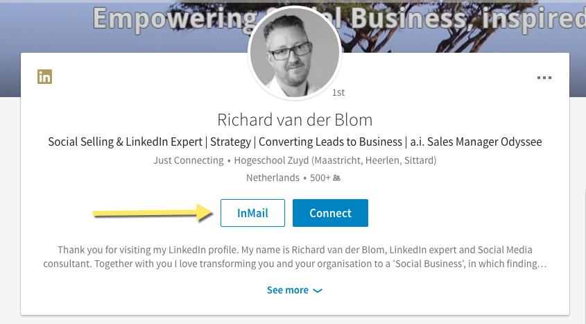 Push strategie Deze strategie werkt alleen bij betalende leden van LinkedIn.