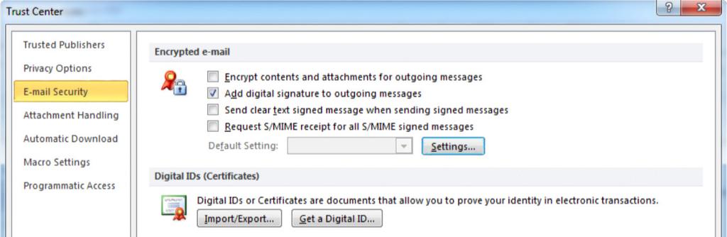14 15 Stap 4: E-mailbeveiliging - Klik op Email Security / E-mailbeveiliging (16).