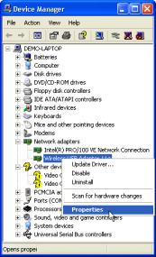 Open in Device Manager (Apparaatbeheer) de lijst met netwerkadapters door met de muisaanwijzer op de '+' te klikken.