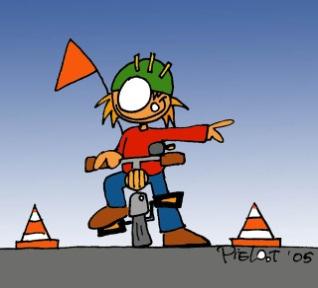 Uiteraard ben je voorzichtig onderweg en is je fiets in orde volgens de verkeerswetgeving.