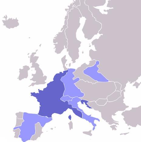 => Hertekening van Europa in 1815