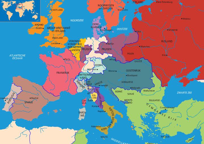Europa na 1815
