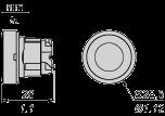 Dimensions Panel Cut-out for Pushbuttons, Switches and Pilot Lights (Finished Holes, Ready for Installation) Connection by