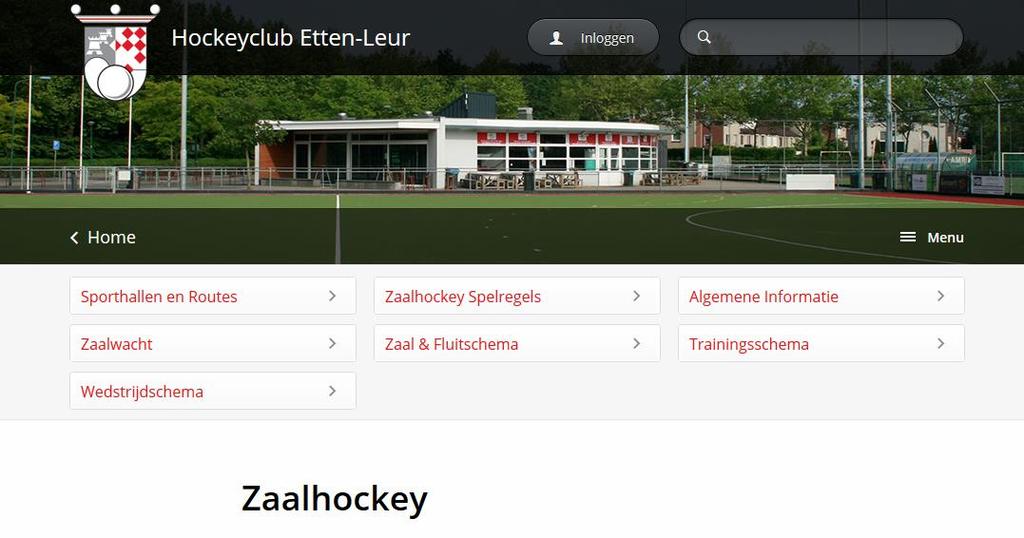 Algemene info zaalhockey Info t.b.v.