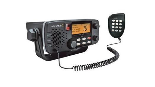 VHF. vast model met 25 Watt zendvermogen.