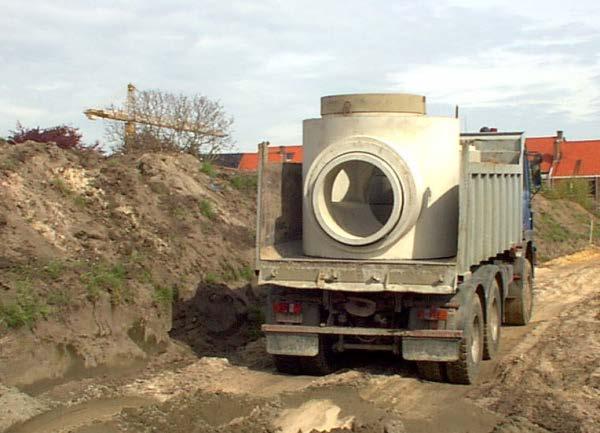 gasinstallaties zonder vooraf toereikende voorzieningen ter versterkingen (rijplaten of azobé draglineschotten ).