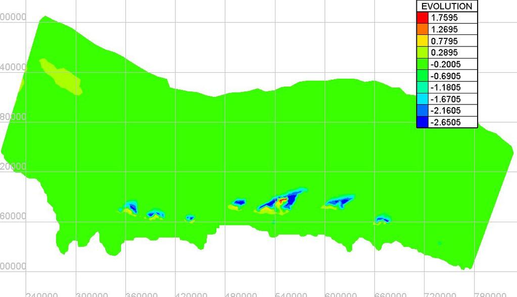 Kustmodel Suriname (Télémac 2D) Erosie-sedimentatie van modderbanken na 3 maanden (Hermans & Kroeders, MSc thesis, KULeuven, 2012) Uitdagingen Klimaatverandering zeespiegelstijging bedreigde