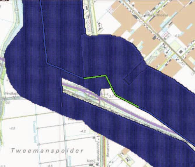 -44- Bestaande bevolkingssituatie: Figuur 37: Overschrijding van het groepsrisico als functie van de stationing van de A-803, segment 6 (paragraaf 2.2) in de bestaande situatie.