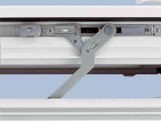 De ventilatorknijpers: variabel ventileren in de kieppositie. Dankzij de zogenaamde ventilatorknijpers kunt u de kiepafstand van uw raam variabel regelen.