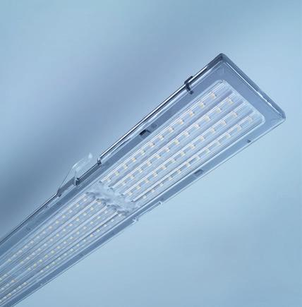 Stuurunits en lichtmodules kunnen van tevoren of achteraf in de reeds in het plafond geïnstalleerde profielen worden geïntegreerd.