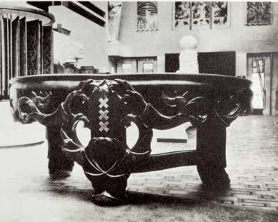De tentoonstelling in Parijs 1925 Het Nederlandse paviljoen op de Exposition internationale des arts décoratifs et industriels modernes deed vooral dienst als ontvangstruimte.