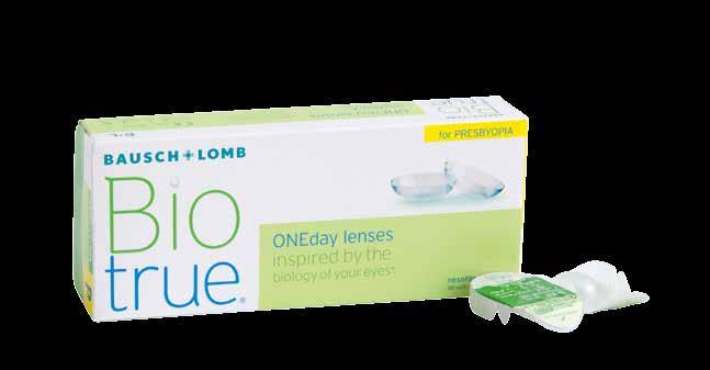 SofLens Toric for Astigmatism Biotrue ONEday for Presbyopia Multifocale premium hydrogel daglens Nesofilcon A