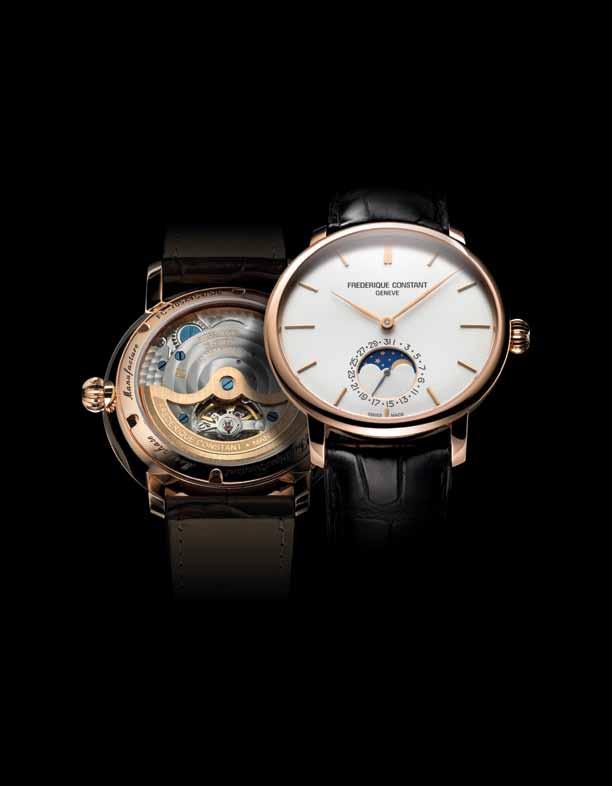 LIVE SLIMLINE YOUR PASSION MANUFACTURE MOONPHASE Handcrafted in-house movement.