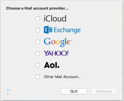 Hoe stel ik Mail op Apple Mac OSX in?