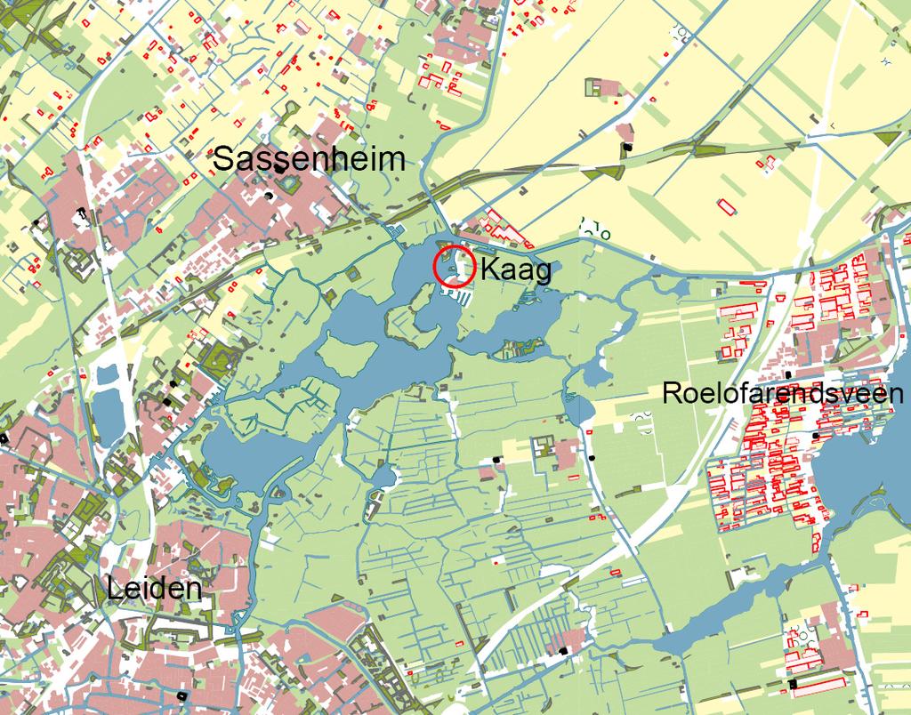 3. Beschrijving zwemlocatie 3.1 Situering en beschrijving De zwemlocatie Kaageiland is gelegen aan de westzijde van Kaageiland aan het s Gravenwater in de gemeente Kaag en Braassem (figuur 3.1).