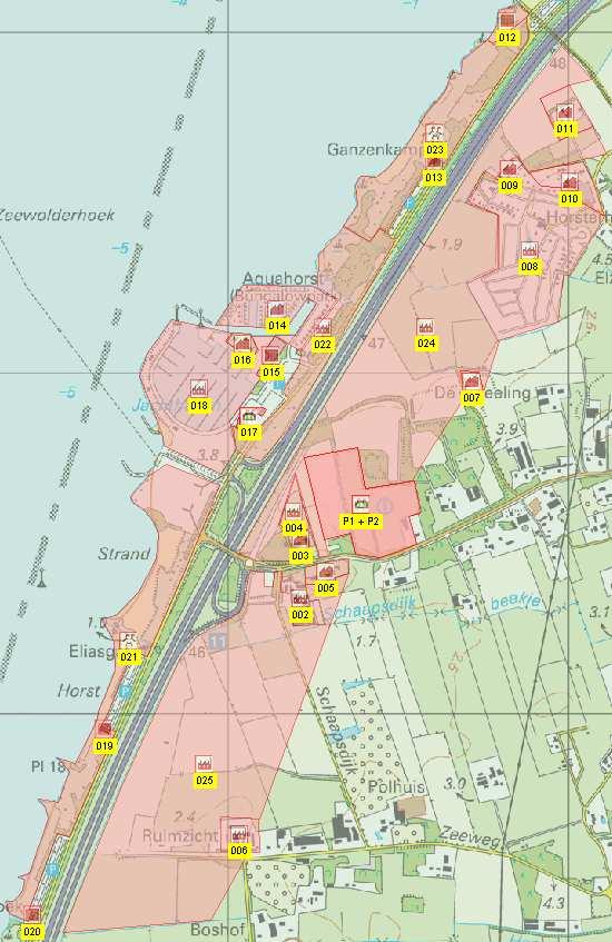 Bevolkingsvlakken toekomstige situatie