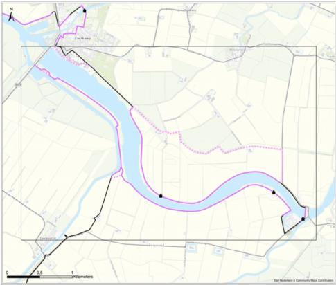 Afgevallen mogelijke oplossingen In deelgebied Reitdiep zijn de mogelijke oplossingen zoals weergegeven in figuur 16 geanalyseerd. Figuur 16.