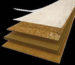 Deze exclusieve eigenschappen van kurk maken het materiaal ideaal voor vloeren, omdat het een uitzonderlijk comfort biedt terwijl het een hernieuwbare en duurzame hulpbron is.