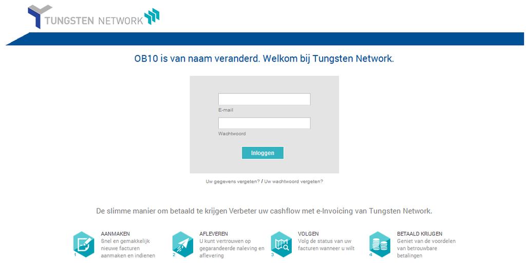 Factuurstatus Service NL Ga naar https://portal.