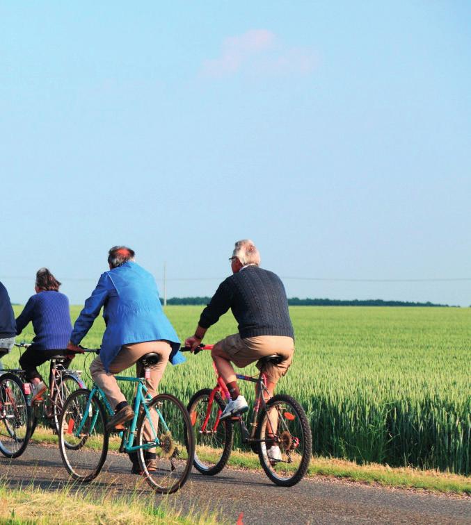 Met de fiets Een groep met minder dan 15 fietsers moet dezelfde regels volgen als de individuele fietser. Waar moet je fietsen? Op het fietspad.