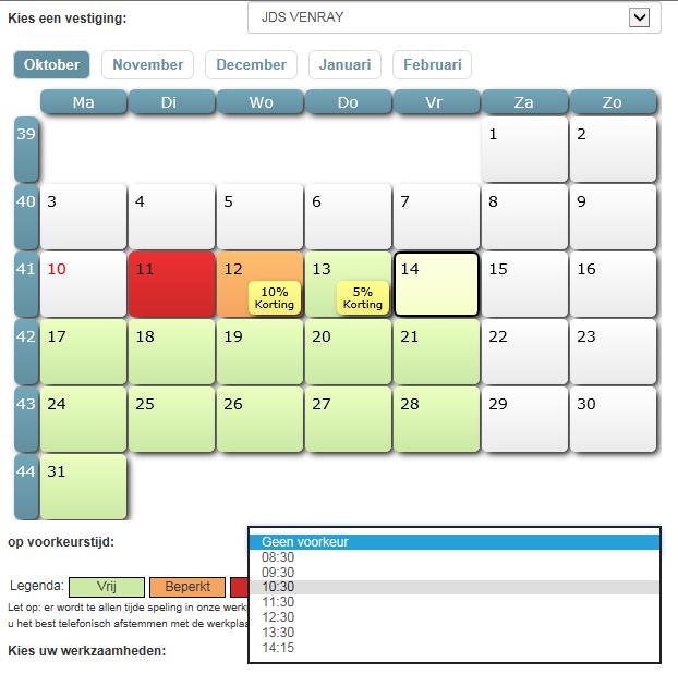 3. Kalender In de Plan-IT Online Module zijn er verschillende mogelijkheden om de kalender te gebruiken en afspraken in te plannen. Plannen op datum zal in dit document worden beschreven. 3.