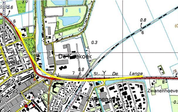 Afbeelding 4: Verbeterd bestaand tracé Genomen besluiten Bestuursovereenkomst Realisatie Gebiedsontwikkeling Moerdijk Op 3 juli 2009 is de Bestuursovereenkomst Realisatie Gebiedsontwikkeling Moerdijk