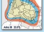 De ideale antenne om op eenvoudige wijze handmatig de satelliet te kunnen vinden Let op: De programma s van de BBC worden uitgezonden door Astra 2D die een kleinere footprint heeft.