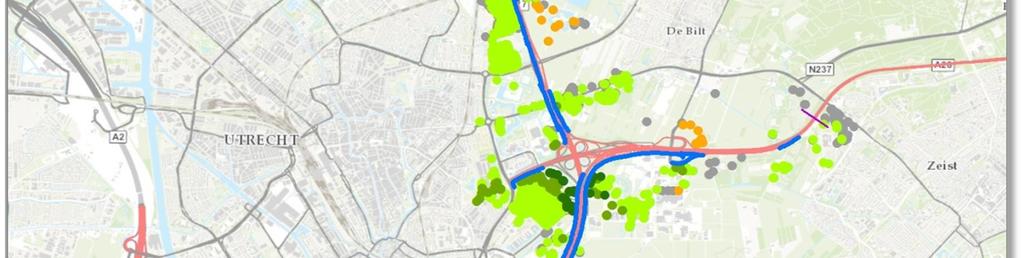 plafond (Lden,GPP) Vervolgonderzoek naar gevelisolatie Uit het onderzoek is gebleken dat er in totaal bij 465