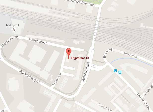 Omgevingskaart Trijpstraat 13 te Hengelo Ov Zo het centrum in lopen en op een steenworp afstand van het NS-station?