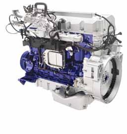 Volvo G9B Zescilinder gas-lijnmotor, G9B300 (223 kw/1400 Nm).