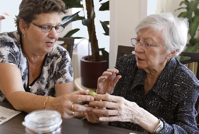 Molenzicht en Schelpenhof In Loosduinen zijn ook oudere mensen welkom bij wie het geheugen in lichte of sterkere mate achteruit gaat.
